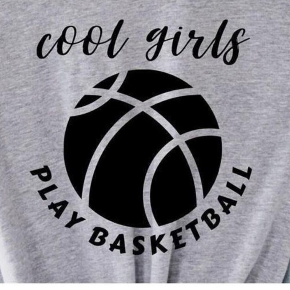 Cool Girls Play Basketball Player Sports Graphic Unisex T-Shirt 73 - Picture 2 of 5